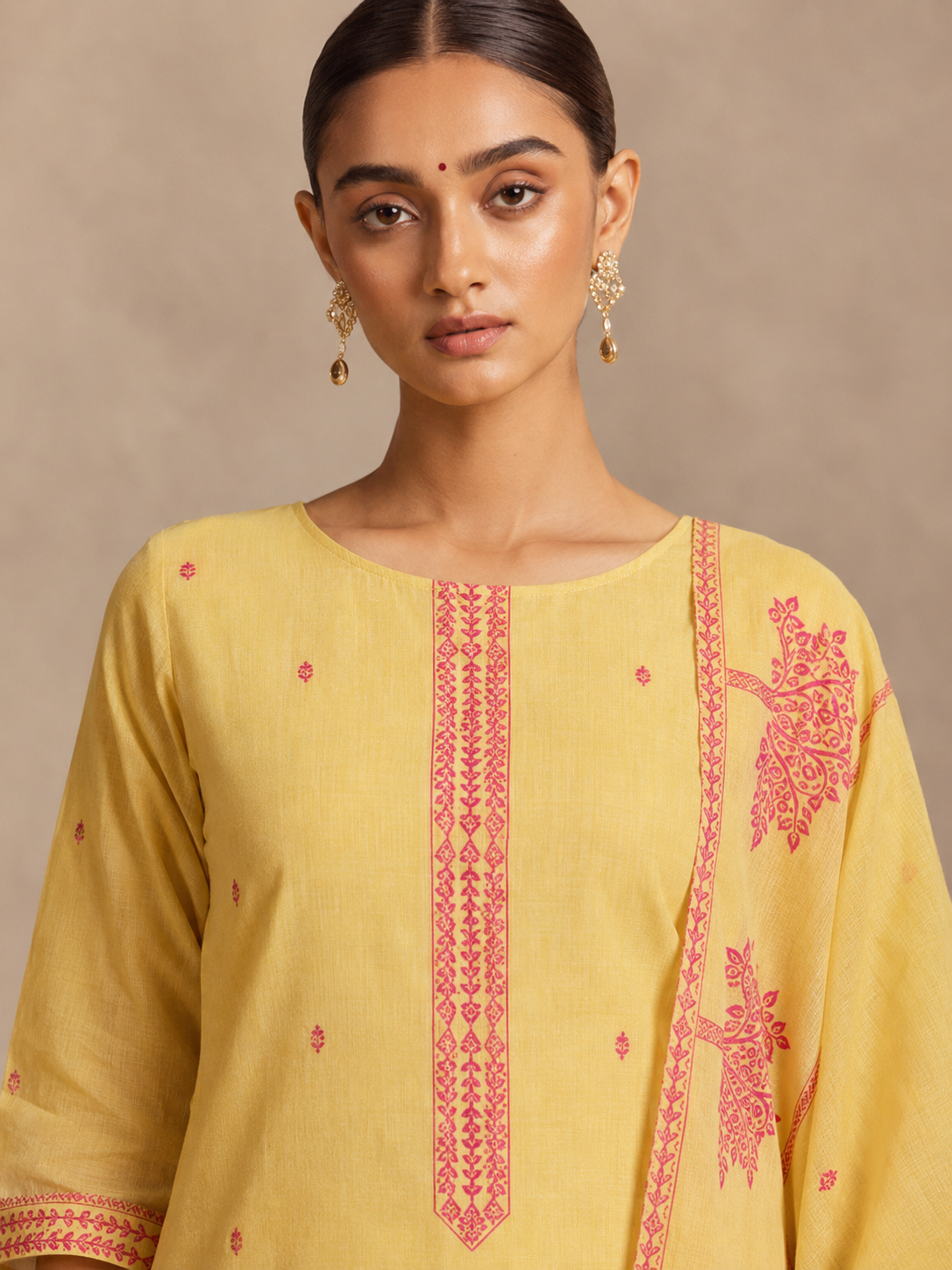Sunflower Mul Cotton Suit 3 Piece